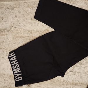 Gymshark Flex Cropped Legging (blk/white)